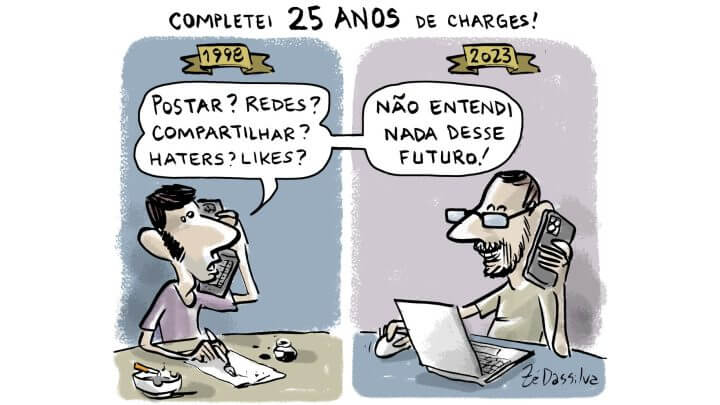 Charge do Zé Dassilva: 25 anos de charges