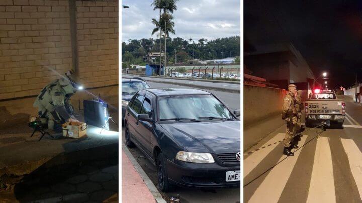 Ocorrência registrada nesta terça-feira em Blumenau