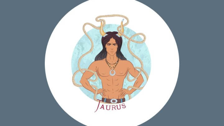 Ilustração do homem do signo de Touro