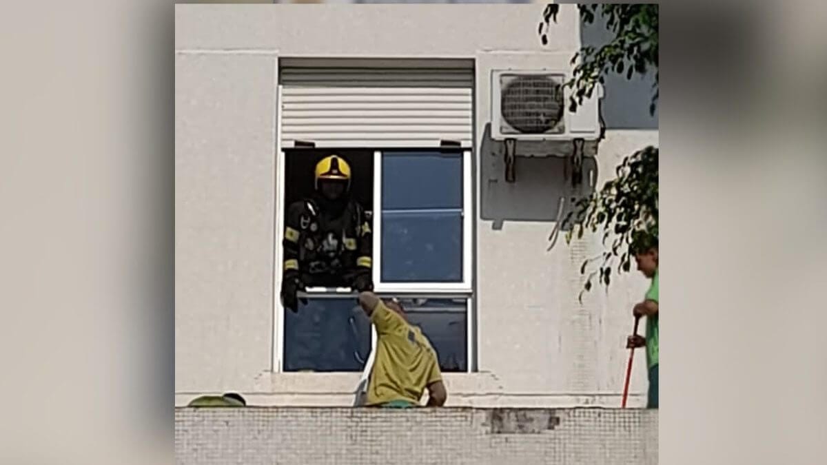 Ninguém ficou ferido durante a ocorrência