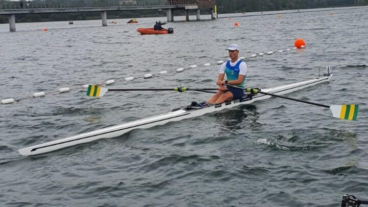 Daniel Passold, remador de Blumenau