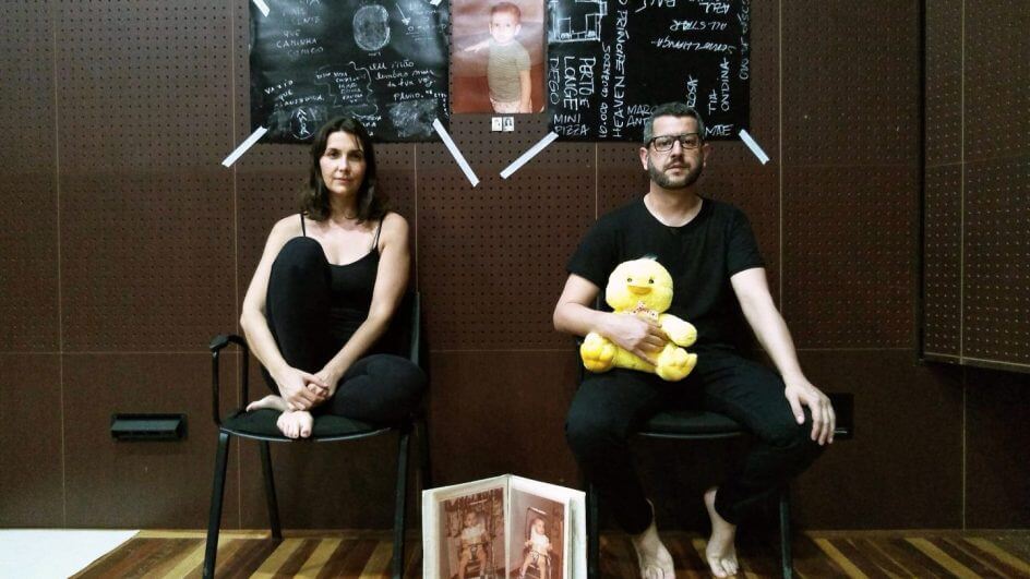 A atriz Raquel Stupp e o ator Daniel Olivetto. Crédito Renato Turnes