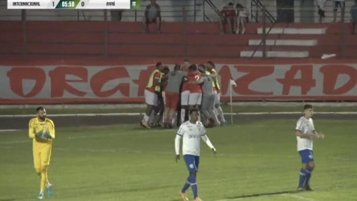 Avaí foi derrotado pelo Inter de Lages (Foto: reprodução/ MB TV)