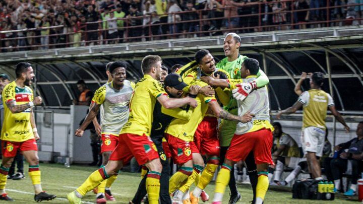 Brusque garantiu a volta à Série B com duas rodadas de antecedência (Foto: Lucas Gabriel Cardoso/ Brusque FC)