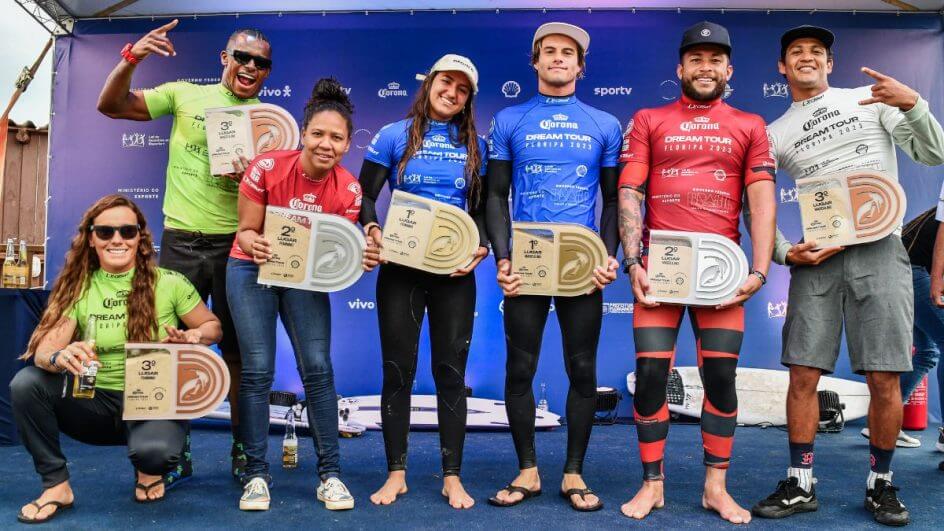 Campeões do Dream Tour Floripa (Foto: @DavidCastroPhotos/Divulgação)