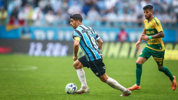 Grêmio venceu o Cuiabá (Foto: Lucas Uebel/Grêmio)