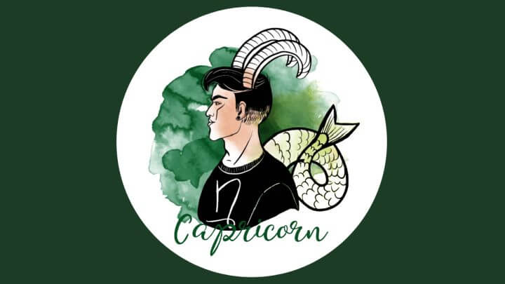 Ilustração do homem de Capricórnio