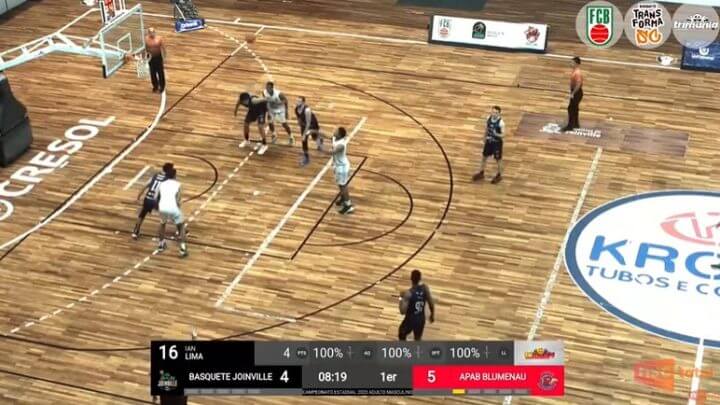 Joinville perdeu em casa para Blumenau no Catarinense Masculino de Basquete
