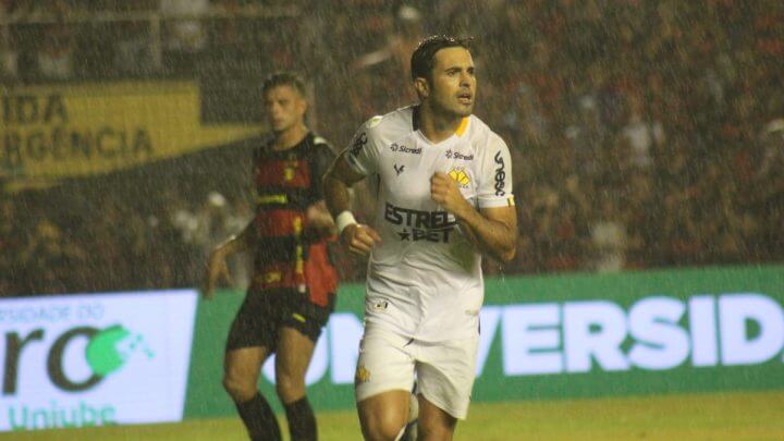 Eder marcou duas vezes no empate contra o Sport (Foto: Celso da Luz/Criciúma)