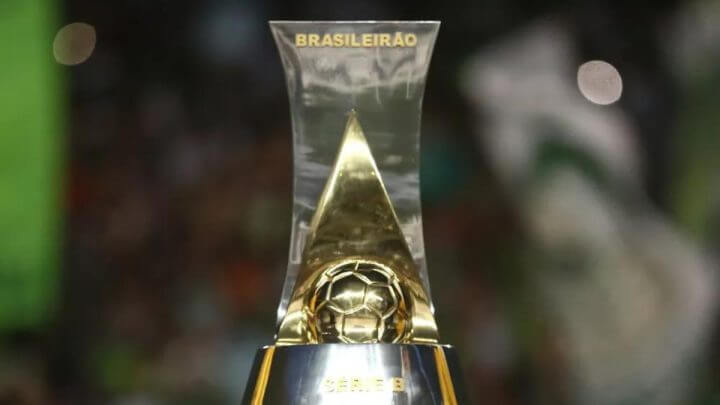 Troféu da Série B do Campeonato Brasileiro (Foto: Lucas Figueiredo/CBF)