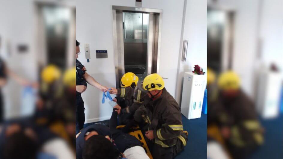 Queda de elevador em Florianópolis deixou uma pessoa ferida