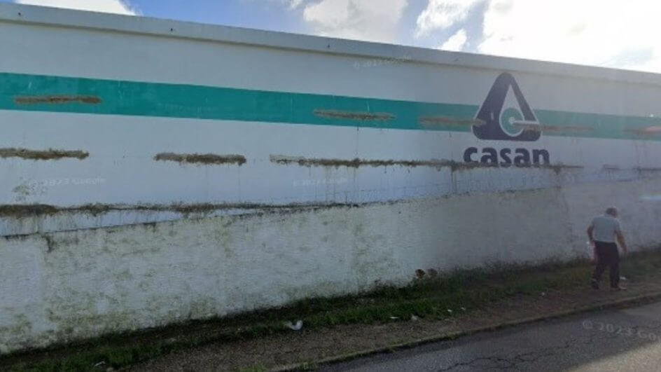 Imagem de seis meses atrás no reservatório do Monte Cristo que rompeu em Florianópolis (Reprodução Google Maps)