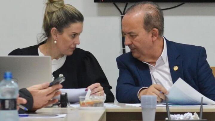 Danieli Porporatti com Jorginho Mello