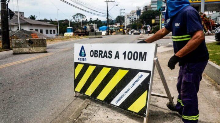 Obras na Edu Vieira deixam trânsito em faixa única neste final de semana; veja alternativas