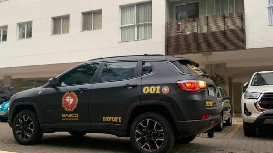 Ação da polícia durante a operação