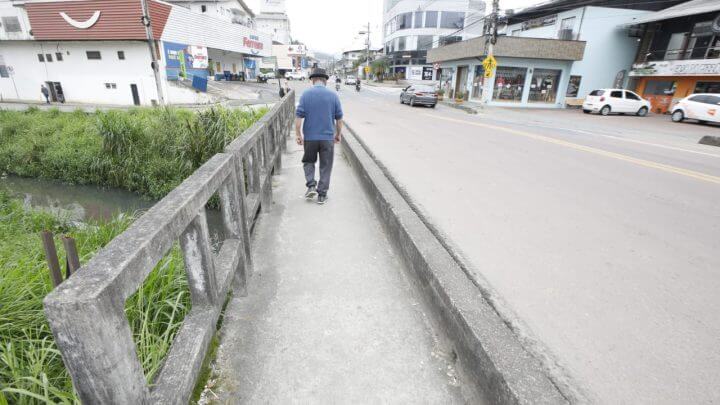 Rua Júlio Michel, em Blumenau