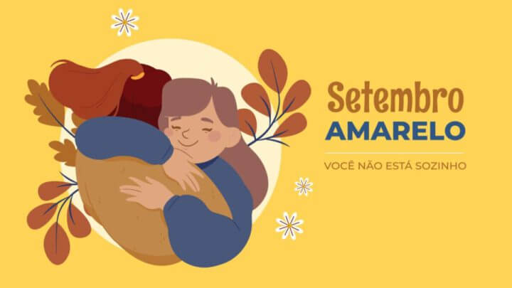 Ilustração de setembro amarelo