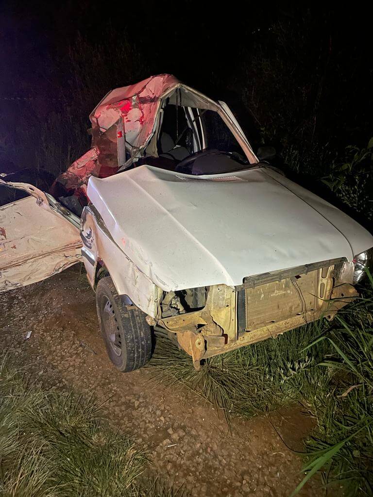 Carro envolvido no acidente