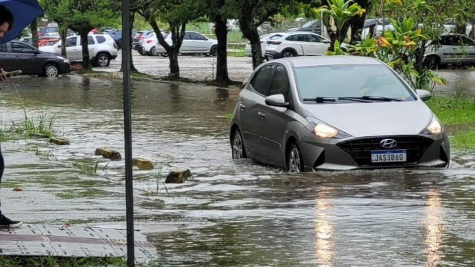 Chuvas em Santa Catarina (Foto: Divulgação/Arquivo Pessoal)