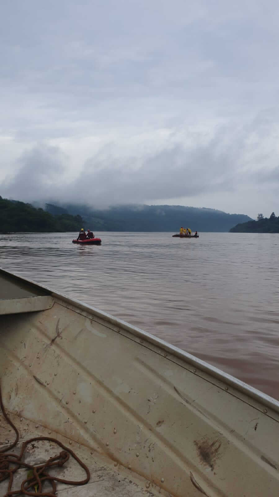 Entenda como está sendo feita as buscas por homem desaparecido em balsa que virou em SC e RS (3)