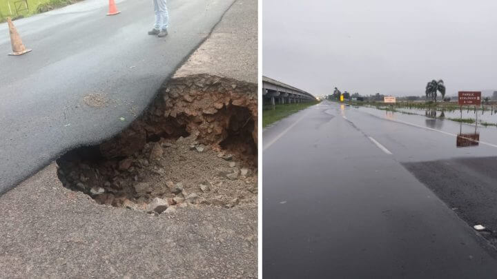 Confira a situação das rodovias em SC nesta quarta