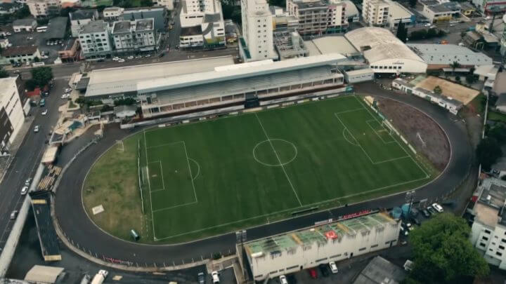 Estádio Domingos Machado de Lima, em Concórdia (Foto: @galodooesteoficial/Instagram/Reprodução)