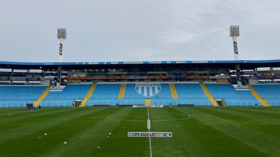Estádio da Ressacada, em Florianópolis (Foto: Ronaldo Fontana/NSC)