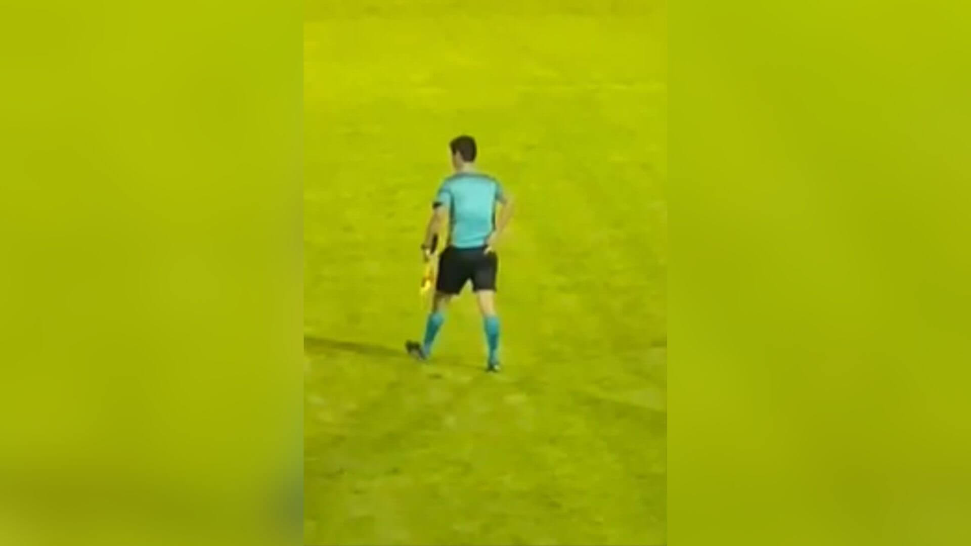Federação Catarinense afasta árbitro que fez gesto obsceno para a torcida do Inter de Lages