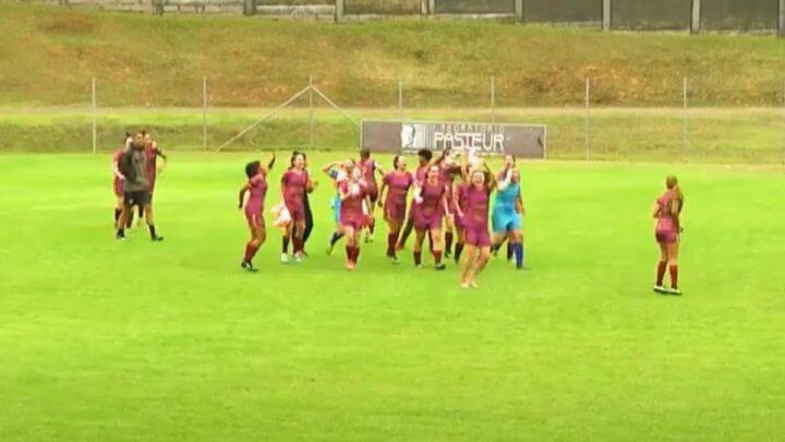 Fluminense chega pela primeira vez na final do Campeonato Catarinense Feminino (Foto: FCF TV/Reprodução)