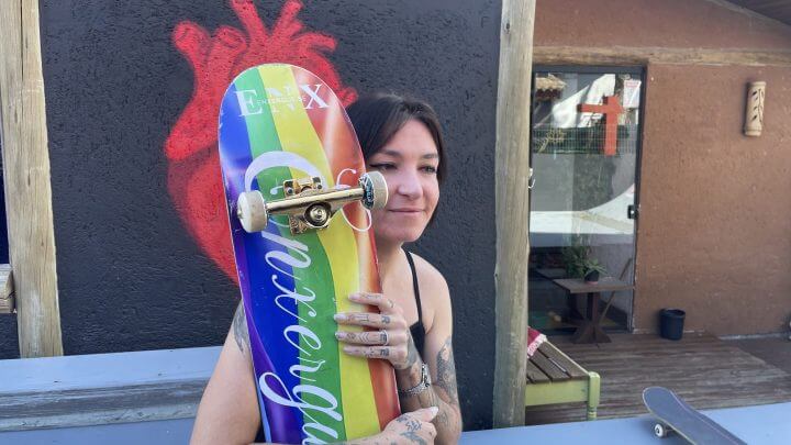 lu neto, skate trans (Foto: Lia Capella/NSC)