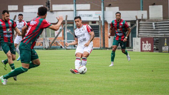 Jogo entre Concórdia e JEC pela Copa SC (Foto: Gustavo Mejía Quintero/JEC/Reprodução)