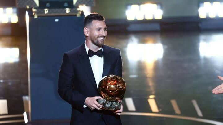 Lionel Messi ganha Bola de Ouro pela 8ª vez