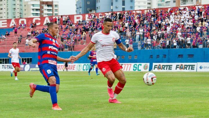 Marcílio Dias vence o Inter de Lages pela Copa SC (Foto: Bruno Golembiewsk/Marcílio Dias)