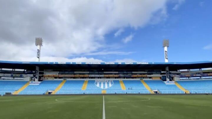 Ressacada, Avaí (Foto: reprodução/ X, Avaí FC)