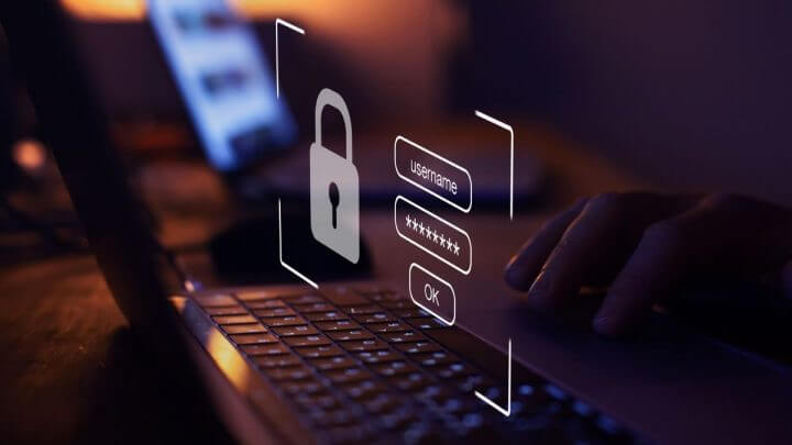 Segurança internet senhas Banco de imagens