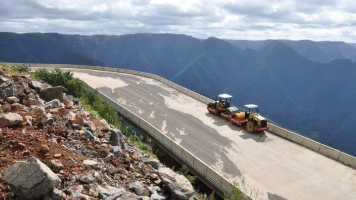 Trecho de Serra entre SC e RS é interditado para obras; confira cronograma