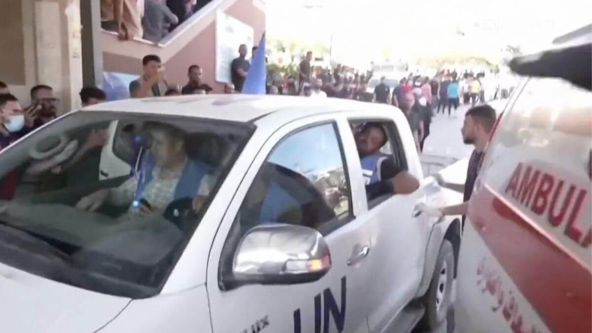 Funcionários da ONU feridos foram levados ao hospital