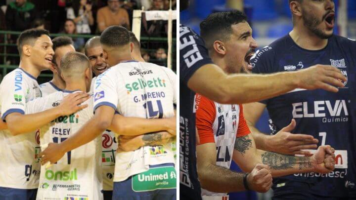 joinville x blumenau final catarinense volei
