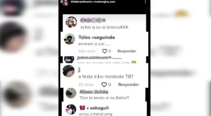 Mensagens racistas foram lamentadas pela prefeitura de Blumenau