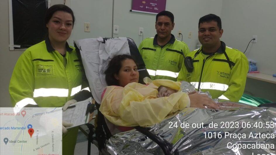 Grávida em trabalho de parto tenta ir até a maternidade, mas bebê nasce no meio do caminho em SC