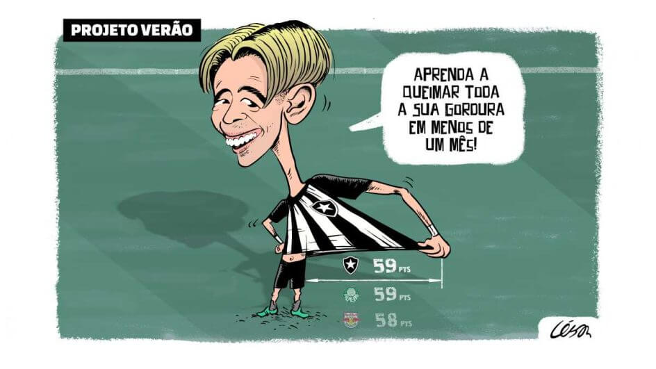 Charge Segovinha Botafogo