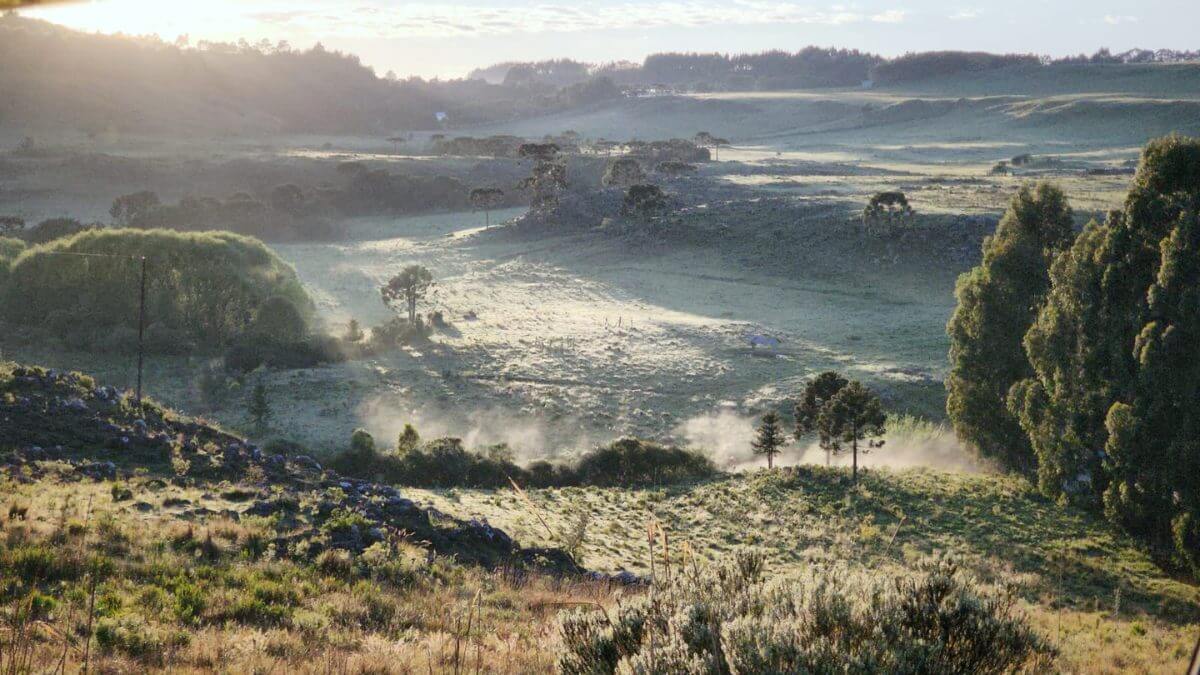 Amanhecer na Serra de SC
