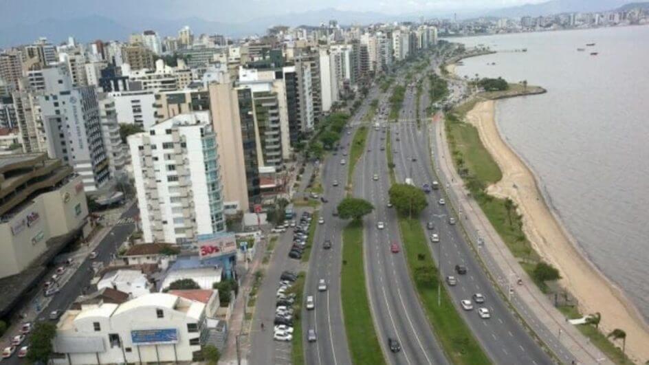 Avenida Beira-Mar Norte (Foto: PMF, Divulgação)