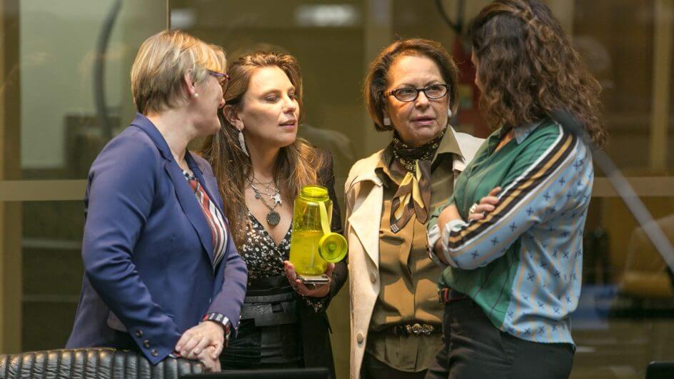 Paulinha, Luciane Carminatti, Marlene Fengler e Ada de Lucca