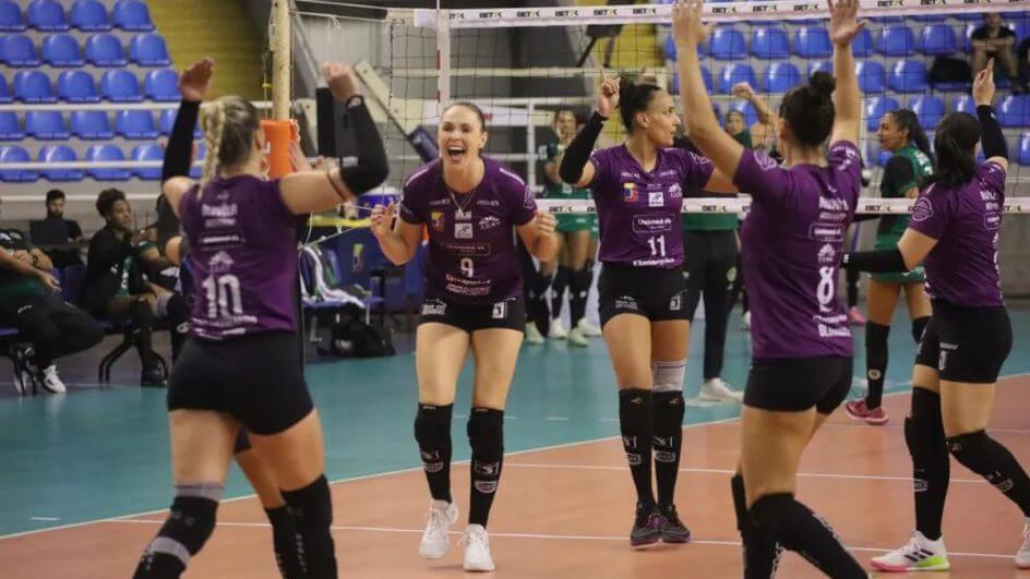 Bluvolei vence a segunda na Superliga Feminina de Vôlei (Foto: Lucas Prudêncio, Bluvôlei, Divulgação)