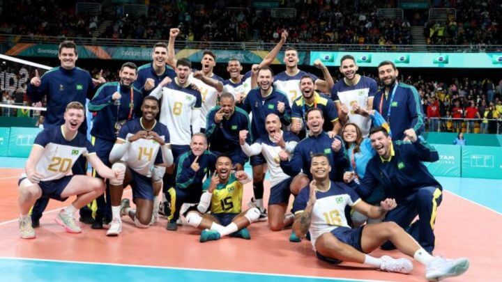 Brasil vence Cuba e está na semifinal do Vôlei Masculino nos Jogos Pan-Americanos