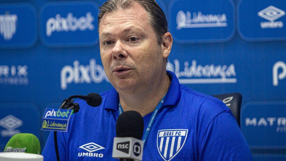 Presidente do Avaí, Julio Heerdt, sabe que futebol do Avaí está devendo na gestão dele (Foto: Leandro Boeira/ Avaí FC)