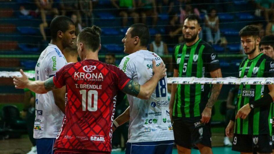 Joinville vence pela 4ª rodada da Superliga Masculina de Vôlei (Foto: Thales Mendes, Joinville Vôlei, Divulgação)