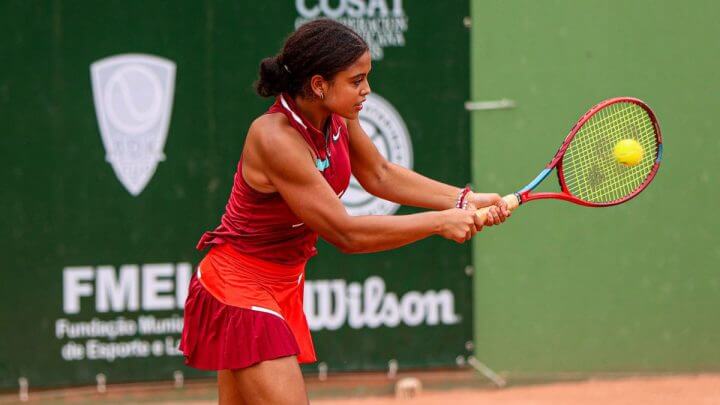 Nauhany Silva de vermelho (Foto: Thiago Parmalat, Divulgação)