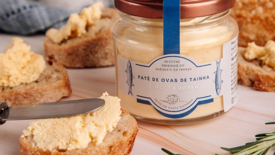 Patê de Ovas de Tainha será lançado em feira no Rio Tavares. crédito Divulgação